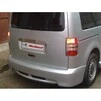 Накладка на задній бампер (під фарбування) для Volkswagen Caddy 2004-2010 рр - 2