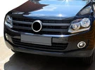 Накладки на протитуманні фари 2010-2012 (2 шт, нерж) для Volkswagen Amarok рр - 1