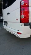 Накладка на задній бампер V2 (під фарбування) для Mercedes Sprinter W906 2006-2018 рр - 4