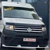 Накладка ліп на передній бампер (під фарбування) для Volkswagen Crafter 2016- рр - 4
