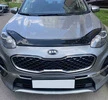 Дефлектор капоту (EuroCap) для Kia Sportage 2015-2021 рр - 2