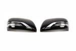 Кришки дзеркал (з повторювачем, стиль 2016) Чорний колір для Toyota Land Cruiser 200 - 2