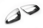 Накладки на дзеркала (2 шт., нерж.) OmsaLine - Італійська нержавіюча сталь для Volkswagen Touareg 2010-2018 рр - 6