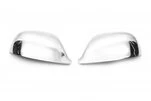 Накладки на дзеркала (2 шт, нержавіюча сталь) OmsaLine - Італійська нержавійка для Volkswagen T5 2010-2015 рр - 3