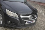 Дефлектор капоту (EuroCap) для Volkswagen Tiguan 2007-2016 рр - 4