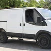 Молдинг двері EuroCap (6 шт, ABS, коротка база) для Ford Transit 2000-2014 рр - 1