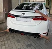 Спойлер LIP (Sunplex, чорний) (118см *6,4см) для Toyota Corolla 2013-2019 рр - 2