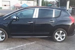 Накладки на стійки (нерж) для Peugeot 3008 2008-2016 рр - 2