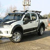 Верхні молдинги дверей (4 шт, ABS) для Mitsubishi L200 2006-2015 рр - 3