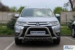 Кенгурятник WT003 (нерж.) для Mitsubishi Outlander 2012-2021 рр - 3