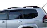 Рейлінги оригінальний дизайн (2 шт) для Toyota Land Cruiser Prado 120 - 1