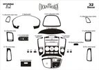 Накладки на панель (big set) Титан для Hyundai H300, H1, Starex 2008-2020 рр - 2