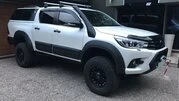 Розширювачі колісних арок (2015-2020, АБС, на болтах) для Toyota Hilux 2015- рр - 8