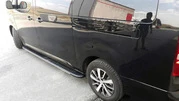 Бокові пороги Bosphorus Grey (2 шт., Алюміній) XL – Довга база для Peugeot Traveller 2017- рр - 1
