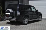 Задня дуга AK002 (нерж.) для Mitsubishi Pajero Wagon III - 2