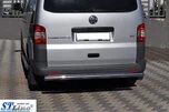 Задня дуга AK002 (нерж) для Volkswagen T5 Multivan 2003-2010 рр - 4