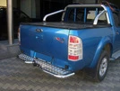 Задні кути AK003 (2 шт., нерж.) для Ford Ranger 2007-2011 рр - 1