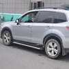 Бокові пороги Оригінал (2 шт, алюміній) для Subaru Forester 2013-2018 рр - 4