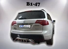 Задній захист B1-47 (нерж) для Acura MDX 2007-2013 рр - 2