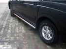 Бічні труби (2 шт., нерж) для SsangYong Action 2005-2018 рр - 1