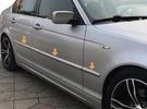 Хром на дверній молдинг (нерж.) для BMW 3 серія E-46 1998-2006 рр - 1