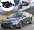 Накладки на дзеркала BMW-Style (2 шт) для Honda Civic Sedan X 2016-2021 рр - 7