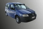 Козирьок на лобове скло (чорний глянець, 5мм) для Volkswagen Caddy 2010-2015 рр - 2