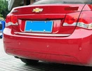Накладка на кромка багажника (нерж.) Sedan, OmsaLine - Італійська нержавейка для Chevrolet Cruze 2009-2015 рр - 2