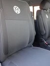 Авточохли (екошкіра та тканина, Premium) Повний салон для Volkswagen T5 Caravelle 2004-2010 рр - 11