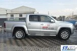 Бічні труби (2 шт., нерж) 70мм для Volkswagen Amarok 2010-2022 рр - 6