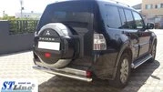 Задня дуга AK002 (нерж.) для Mitsubishi Pajero Wagon III - 3