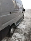 Бокові пороги Allmond Grey (2 шт., алюм.) Коротка база для Peugeot Boxer 2006-2025 рр - 1