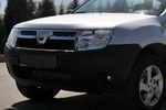 Смужка на решітку радіатора 2008-2014 (нерж.) для Dacia Duster рр - 1