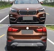 Передня і задня накладки (2 шт) для BMW X1 F-48 2015-2022 рр - 1