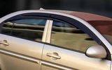 Вітровики (4 шт., Sunplex Sport) для Hyundai Accent 2006-2010 рр - 1