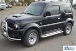Кенгурятник з вусами QT007 (нерж) для Suzuki Jimny 1998-2018 рр - 2