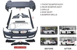 Комплект обвісів без крил (F80 М3) для BMW 3 серія F-30/31/34 2012-2019 рр - 9