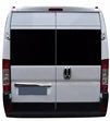 Хром планка над номером (нерж.) Carmos - Турецька сталь для Fiat Ducato 2006-2025 рр - 2