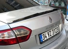 Спойлер LIP (Sunplex, чорний) (125,4см *7,2см) для Renault Fluence 2009-2016 рр - 6
