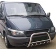 Кенгурятник WT003 (2000-2006, нерж.) для Ford Transit рр - 1