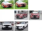 Передня решітка Diamond Silver (2014-2016) для Mercedes GLA X156 рр - 3