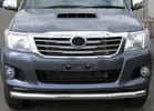Передній захист ST008 (нерж.) для Toyota Hilux 2006-2015 рр - 1