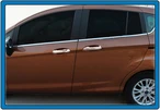 Накладки на ручки (4 шт., нерж.) Carmos - Турецька сталь для Ford B-Max 2012-2017 рр - 1