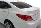 Спойлер Meliset (під фарбування) для Hyundai Accent 2011-2017 рр - 1