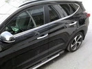 Нижня окантовка вікон (6 шт, нерж) Carmos - турецька сталь для Hyundai Tucson TL 2016-2021рр - 1
