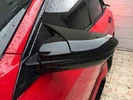 Накладки на дзеркала BMW-Style (2 шт) для Honda Civic Sedan X 2016-2021 рр - 2
