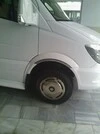 Накладки на арки вузькі (4 шт, нерж) для Volkswagen Crafter 2006-2016 рр - 3