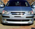 Передня нижня накладка (під фарбування) для Hyundai Getz - 5