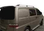 Рейлінги хром Металеві ніжки для Hyundai H200, H1, Starex 1998-2007 рр - 1