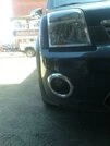 Окантовка на протитуманки (2 шт, пласт) для Ford Connect 2010-2013 рр - 2
